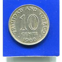 Тринидад и Тобаго 10 центов 1966