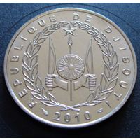 Джибути. 50 франков 2010 год  КМ#25