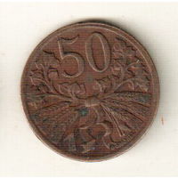 Чехословакия 50 геллер 1947