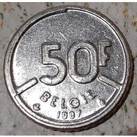 Бельгия 50 франков, 1987 Надпись на голландском - 'BELGIE' (14-1-9)
