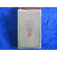 Редкость! Justus Perthes. Taschen atlas der ganzen welt. Оригинальный немецкий карманный атлас мира 1940 г.
