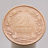 Нидерланды 2.5 цента 1880