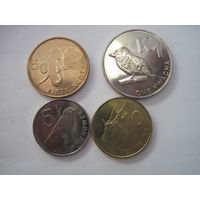 Замбия. Набор 4 монеты.