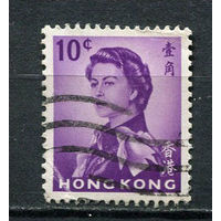 Британский Гонконг - 1962/1973 - Королева Елизавета II 10С - [Mi.197Xy] - 1 марка. Гашеная.  (LOT AG18)