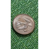Белиз 1 цент 1974 г ( Вилохвостый коршун , фауна  )