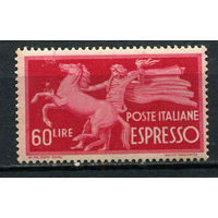 Королевство Италия - 1945 - Марка экспресс-почты 60L - [Mi.720] - 1 марка. MNH, MLH.  (Лот 80EO)-T7P13
