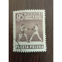 Марка Польша 1953 Спорт Бокс