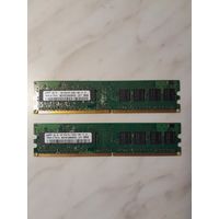 Оперативная память DDR 2 Samsung M378T2863RZS-CF7 1GB 1Rx8 PC2-6400U-666-12-ZZ
