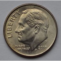 США, 10 центов 2016 г. Р