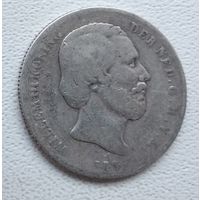 Нидерланды 1/2 гульдена, 1864 6-5-12