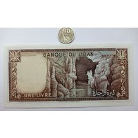 Werty71 Ливан 1 ливр фунт 1980 UNC Банкнота