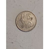 Зимбабве 5 центов 1991 года