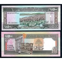 Ливан, 500 ливров 1988 год. UNC