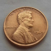 1 цент США 1969 г.