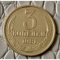 3 копейки 1981 года.