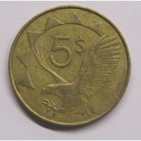 Намибия 5 долларов 2012 г