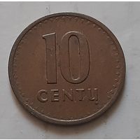 10 центов 1991 г. Литва
