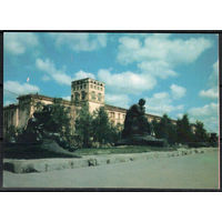 Почтовая карточка "Площадь Якуба Колоса. Минск" (маркированная)