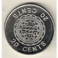 Соломоновы Острова 20 цент 2005