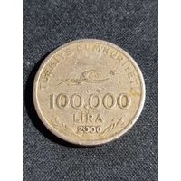 ТУРЦИЯ 100000 лир 2000