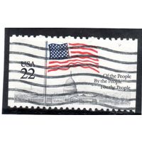 США.Ми-1739С. Американский флаг над Капитолием.1985.