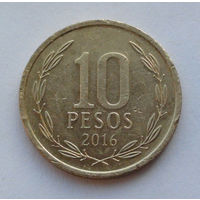 Чили 10 песо. 2016