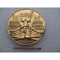 Медаль. Минский полумарафон 10 км. 04.09.2016 г. тяжелая