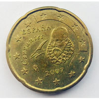 20 евроцентов Испания 2007