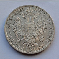 Австрия 1 флорин, 1857 (А)