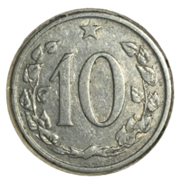 Чехословакия 10 геллеров, 1962 (холдер)