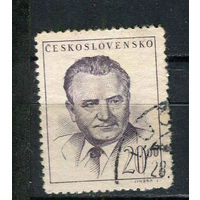 Чехословацкая Социалистическая Республика - 1948 - Клемент Готвальд - Президент Чехословакии - [Mi. 555] - полная серия - 1 марка. Гашеная.  (Лот 105BS)