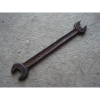 Интересный старый рожковый гаечный ключ "SUPERSLIM". Англия, первая половина прошлого века.