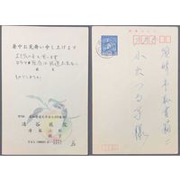 Почтовая карточка с ОМ Япония 1979. Летучие рыбы