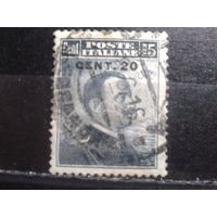 Италия 1916 Король Виктор-Эммануил 3 Надпечатка