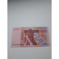 СЕНЕГАЛ 1000 франков 2003 год/ 07691086620/