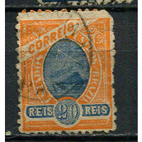 Бразилия - 1905 - Аллегория 20R - [Mi.155y] - 1 марка. Гашеная.  (Лот 27CL)