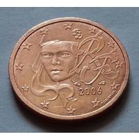 1 евроцент, Франция 2006 г., AU