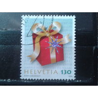 Швейцария 2009 Рождество, подарок Михель-1,8 евро гаш
