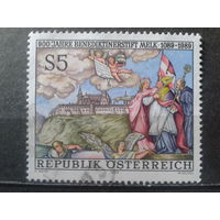Австрия 1989 Фреска, 900 лет Бенидиктинскому монастырю