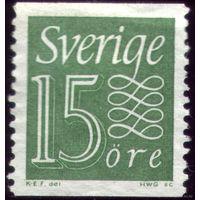 1 марка 1965 год Швеция Стандарт
