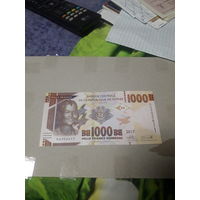 ГВИНЕЯ 1000 франков 2017 год