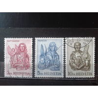 Швейцария 1961 Евангелисты Матфей, Марк и Лука