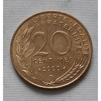 20 сантимов 2000 г. Франция