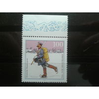 Германия 1994 День марки, почтальон** Михель-1,6 евро