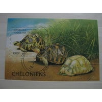 Марки - Того фауна черепахи блок 1996