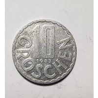 Австрия 10 грошей, 1983