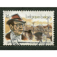 Писатель Жорж Сименон. Бельгия. 1994. Полная серия 1 марка