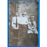 Фото детей. До 1917? 9х14 см.