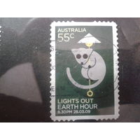 Австралия 2009 Час Земли, самоклейка