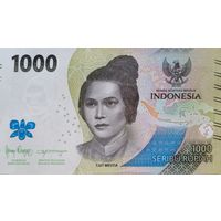 Werty71 Индонезия 1000 рупий 2022 UNC банкнота